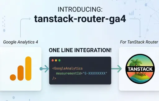 tanstack-router-ga4: Clean Google Analytics for TanStack Router/Start